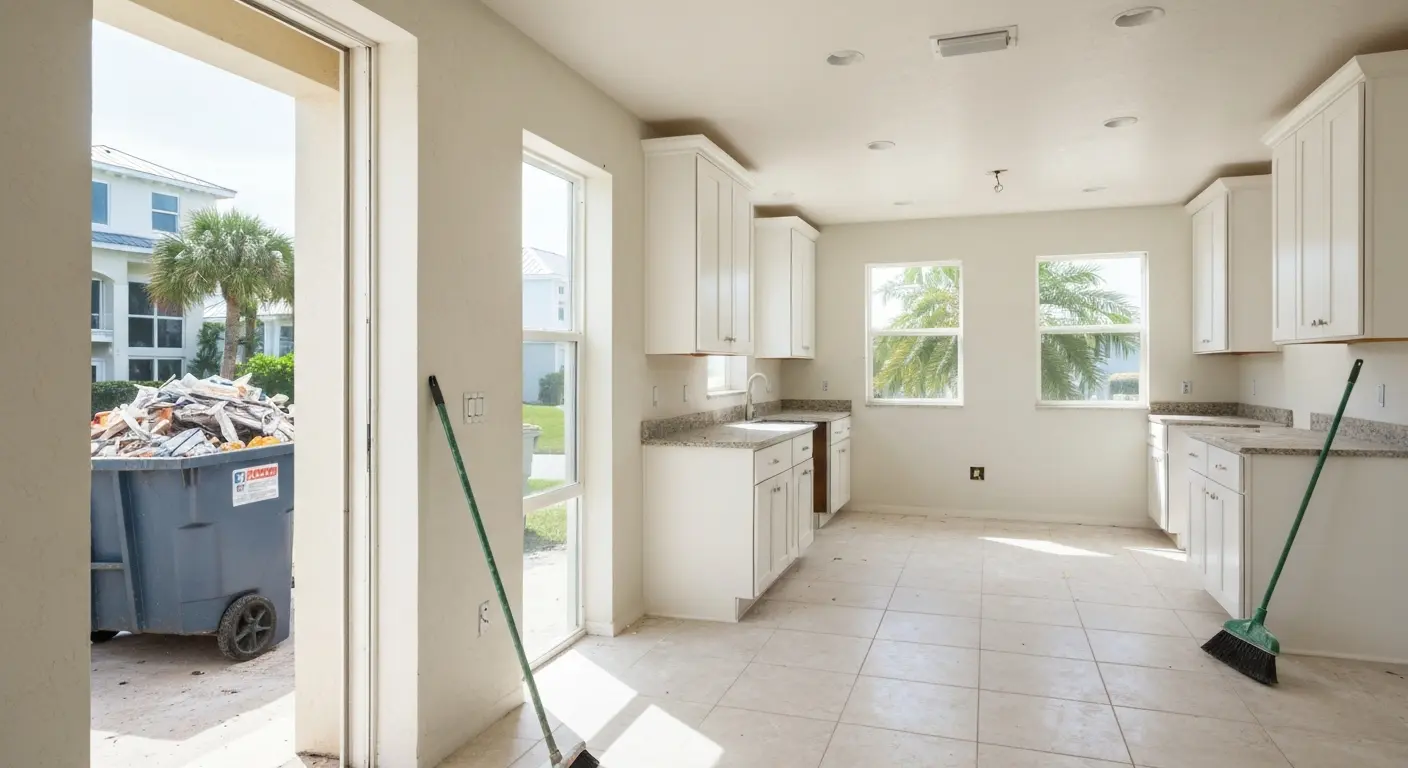 Construction debris removal