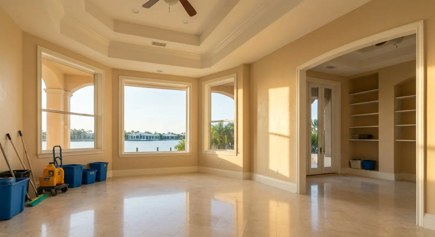 Estate cleanout in Naples neighborhood