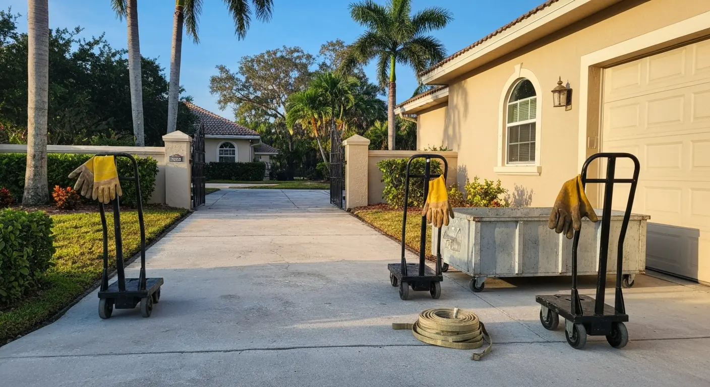 Junk removal crew in Naples