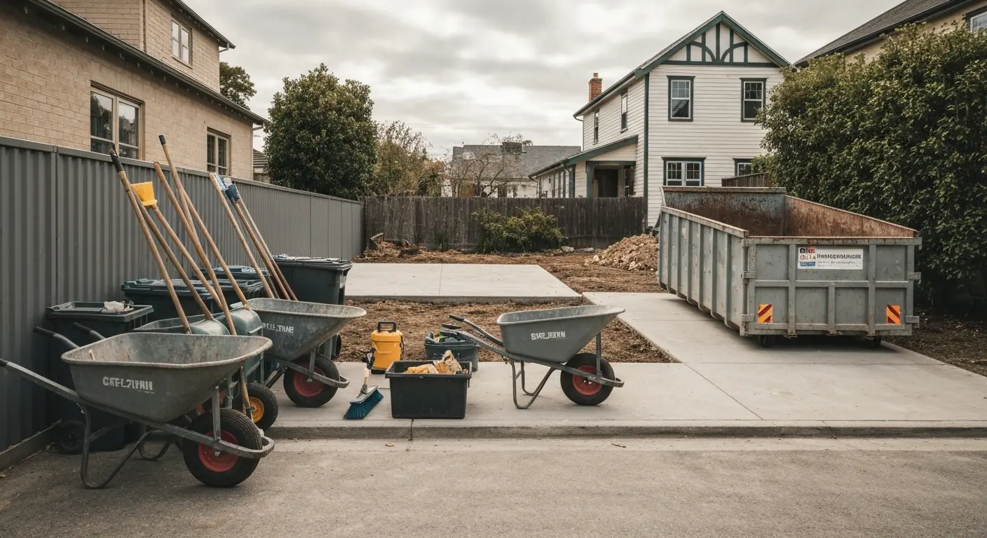 Construction debris removal