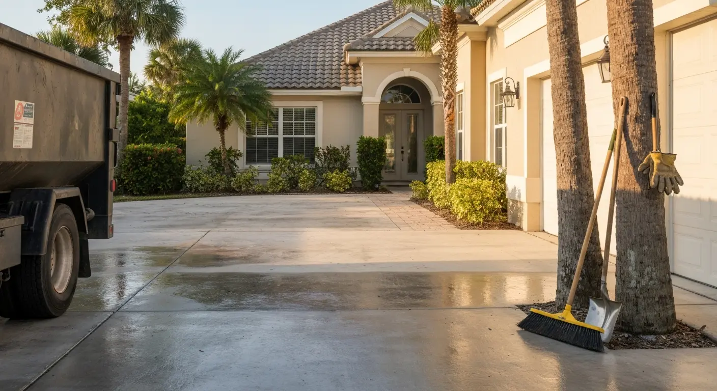 Construction debris removal