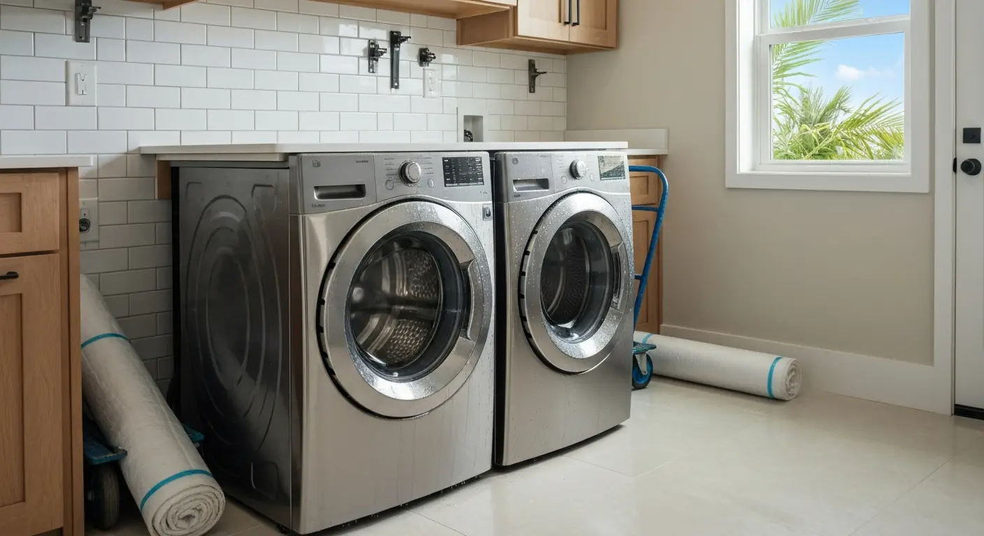Washer and dryer delivery