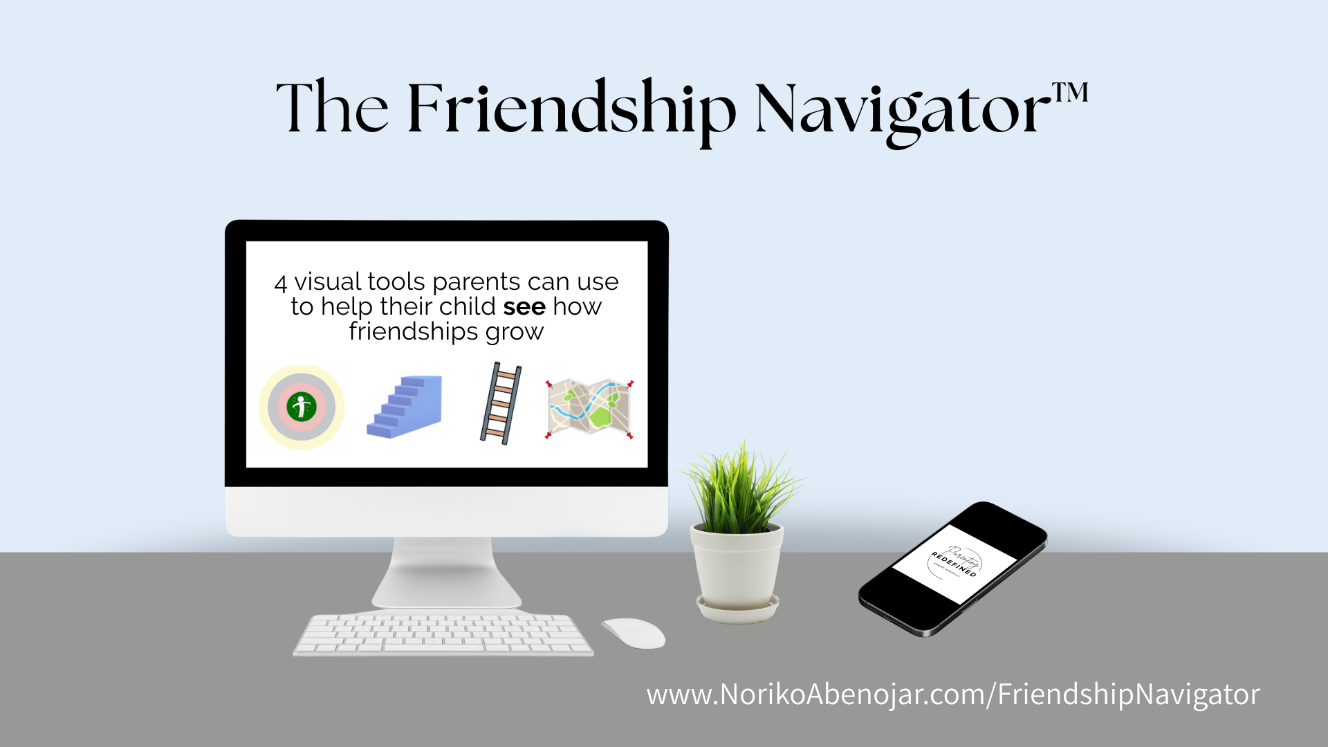 Friendship Navigator tools on screen