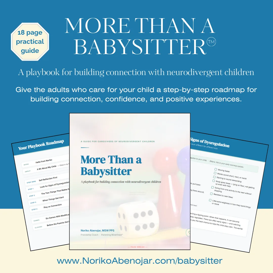 More Than a Babysitter guide mockup