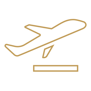 Airplane icon symbolizing LH3 chauffeur SUV service for Ohio airport transfers"  Special Events & Concerts