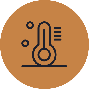 Climate control icon representing personalized comfort in LH3 luxury vehicles"