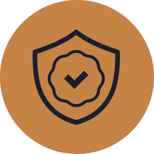 Shield icon representing enhanced safety features in LH3 luxury SUVs"
