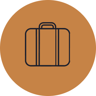Luggage icon representing generous luggage space in LH3 luxury SUVs"