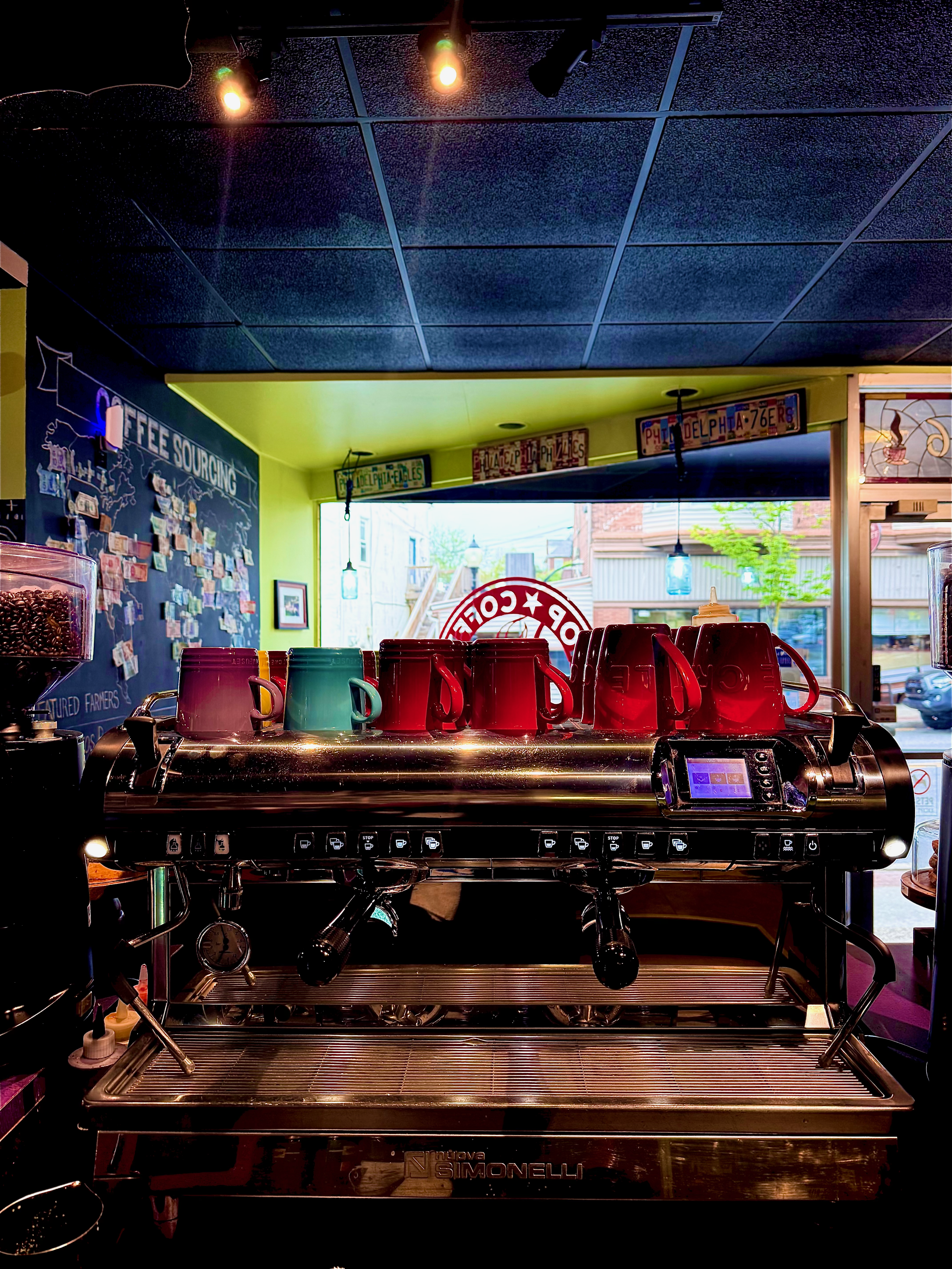 Nuova Simonelli espresso machine at Brewed Awakening Royersford PA