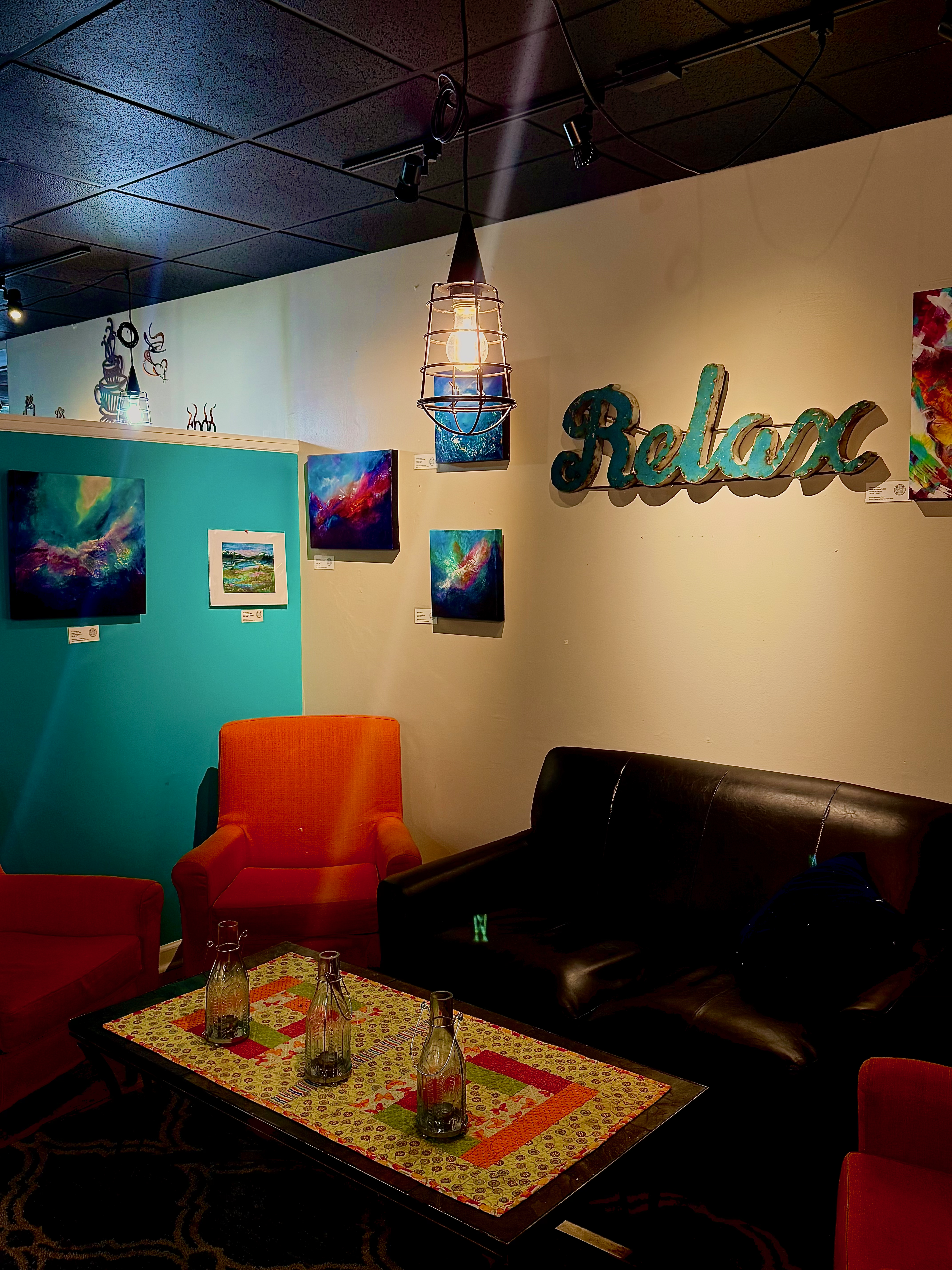 Relax lounge area at Brewed Awakening Royersford PA