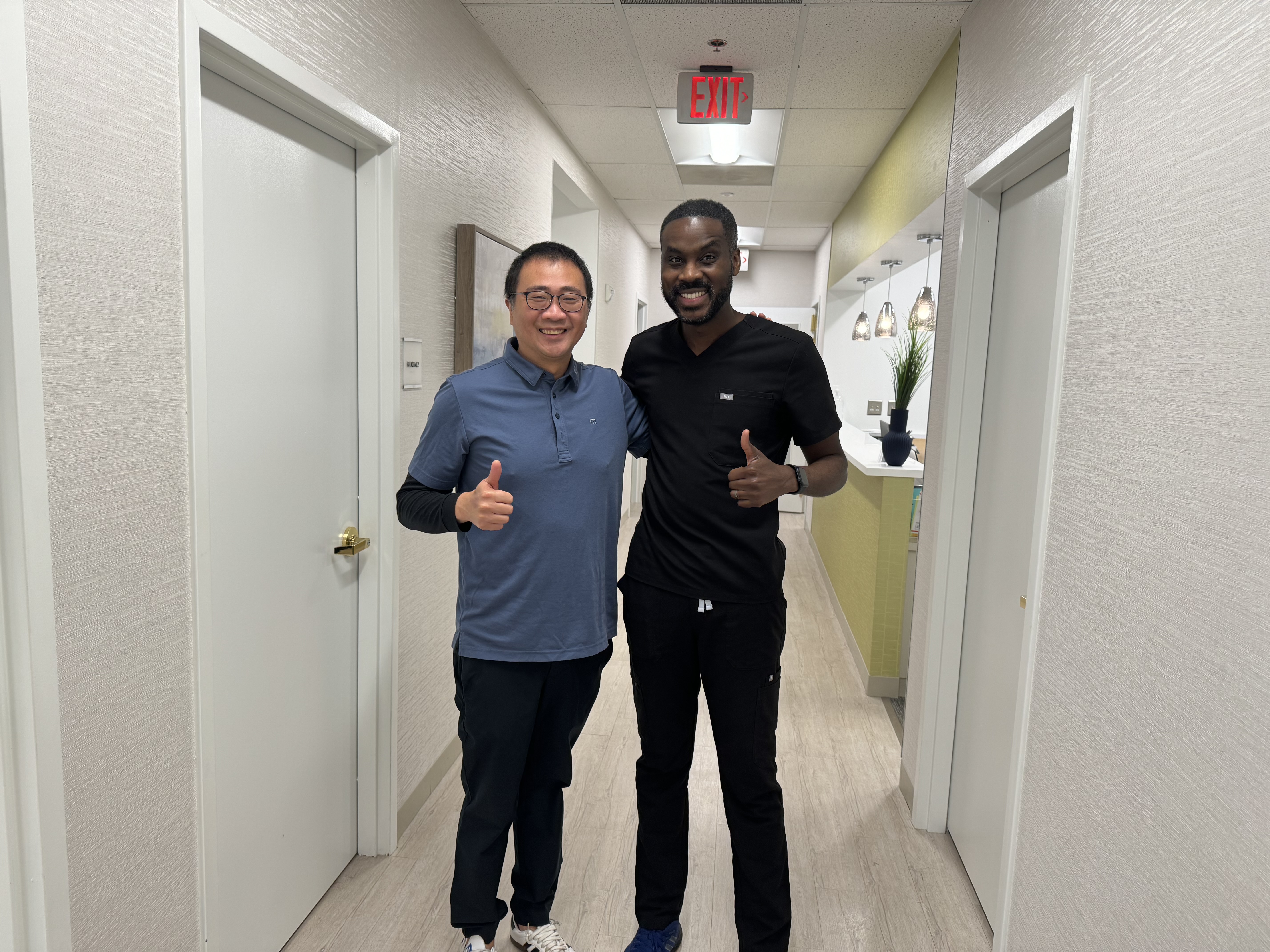 Specialized Oral Surgery Center - Dr. Egolum with Patient