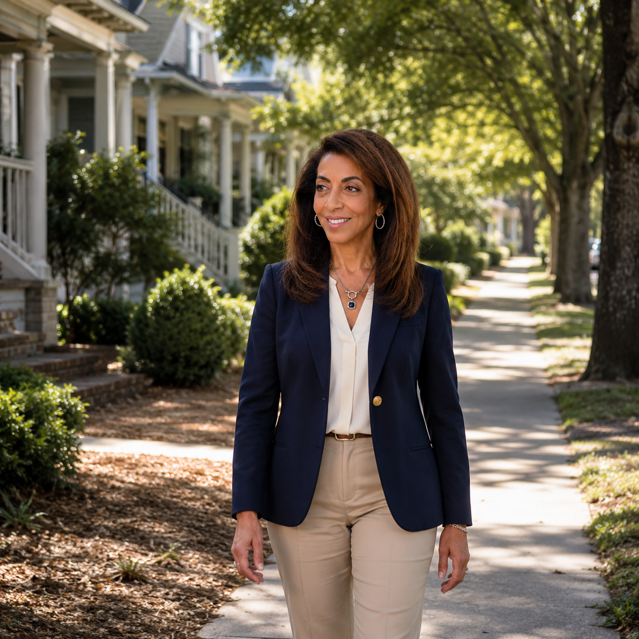 Photo: Linda Touring a CSRA Neighborhood