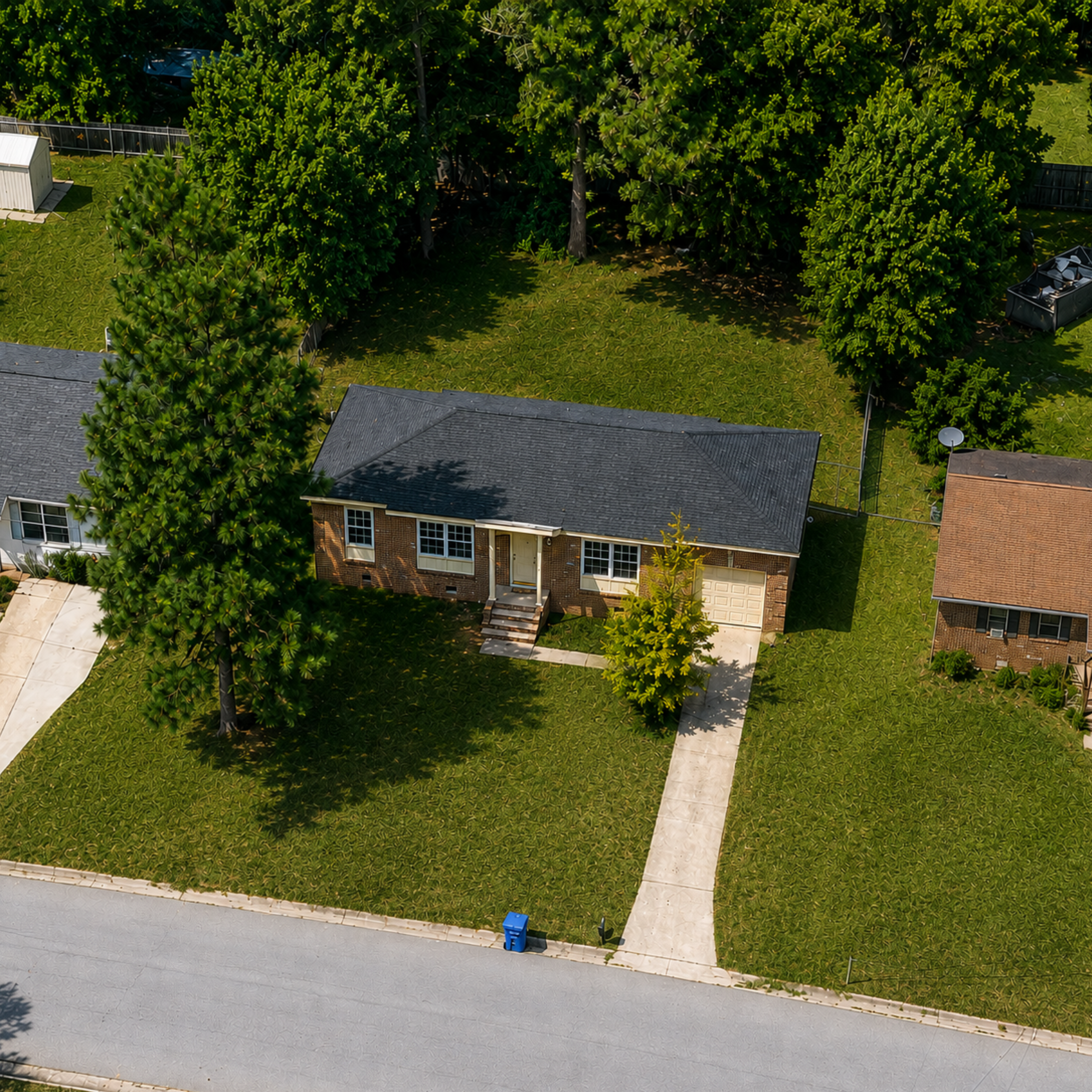 607 Edisto Dr, North Augusta, SC — exterior view of the brick ranch