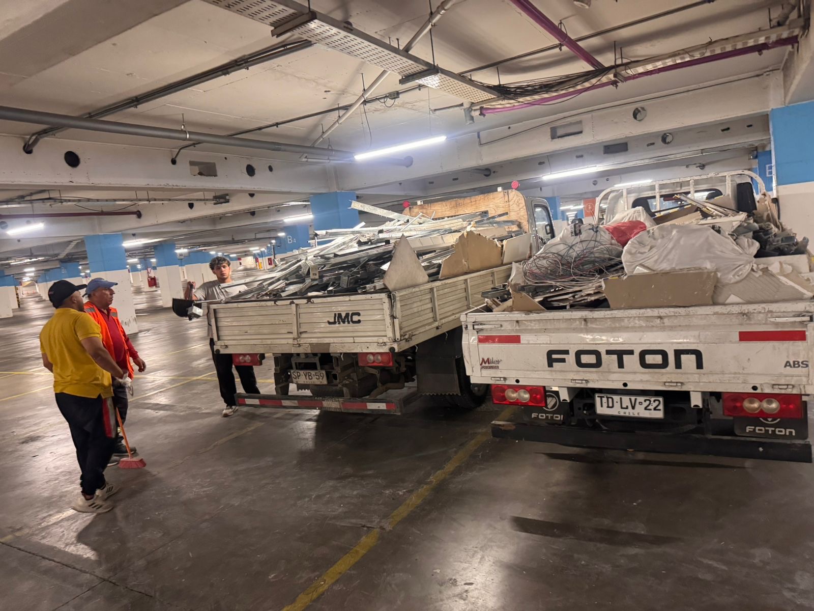 Retiro de escombros Santiago obras construcción