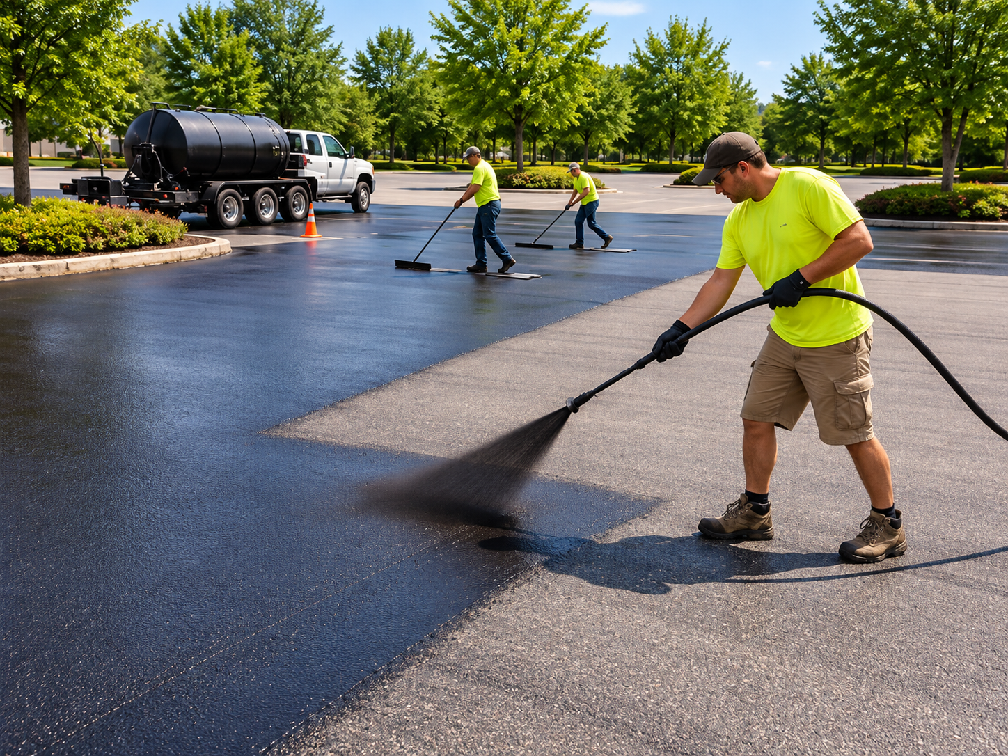 Asphalt Sealcoating in Houston