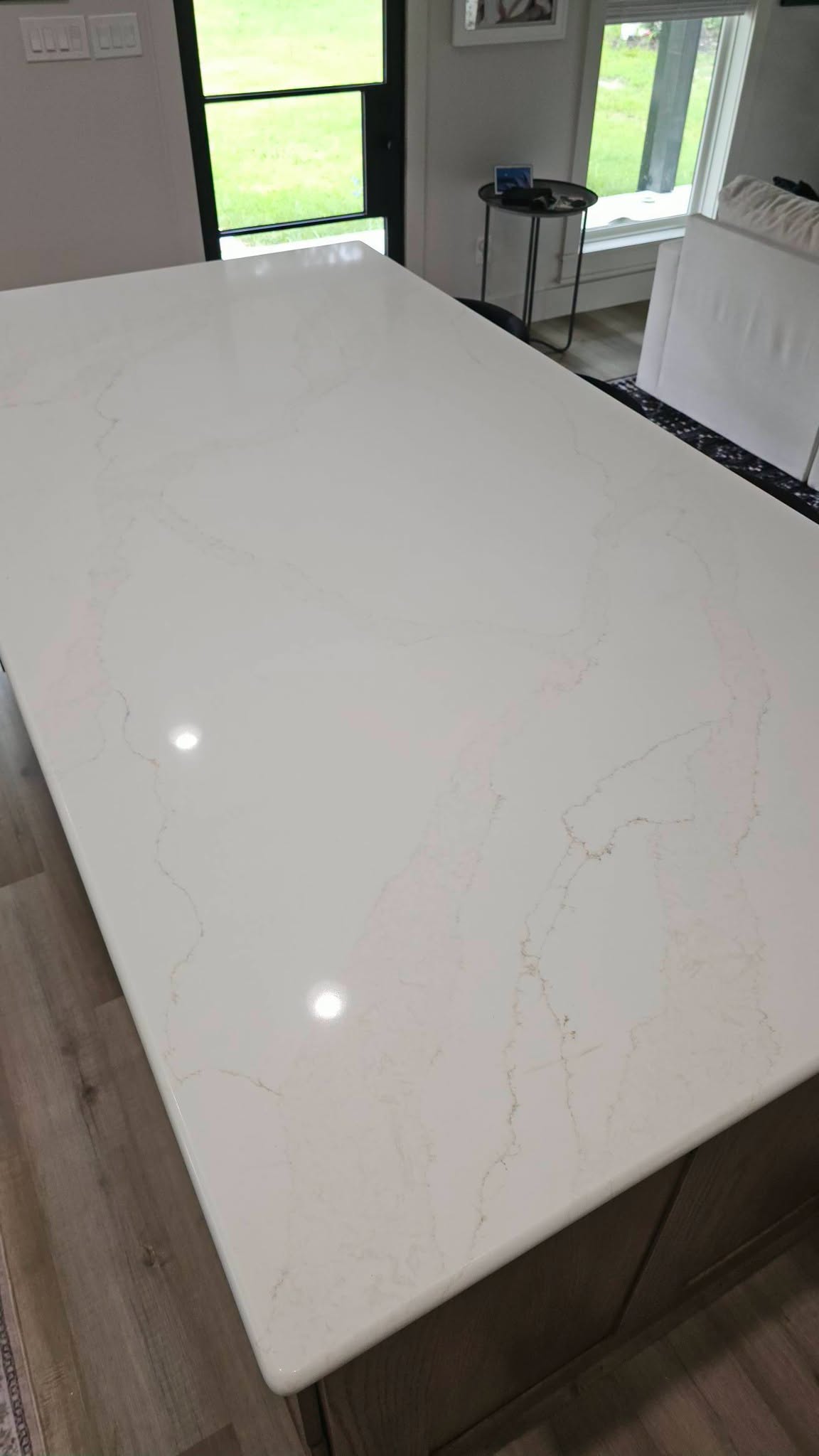 Stone Counter Top Cleaning Before