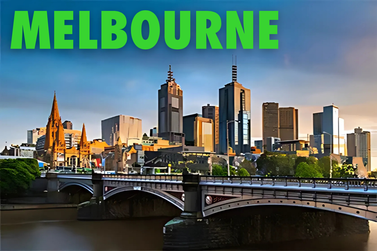 Melbourne city skyline showing Novotel Preston venue for the event