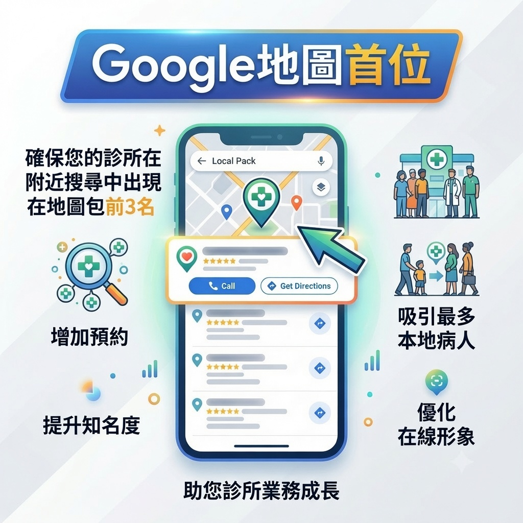 Google地圖首位