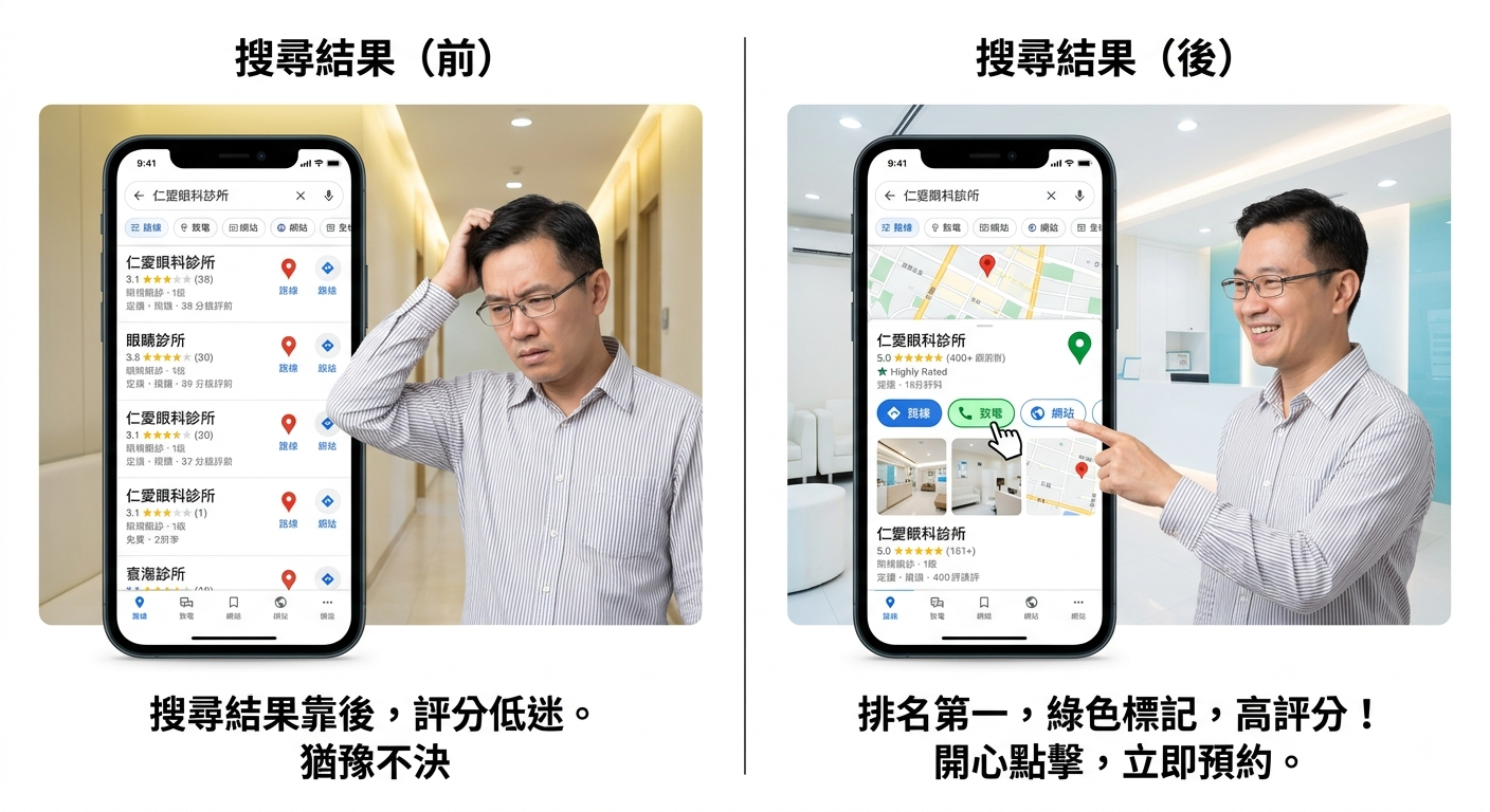 眼科病人搜尋行為