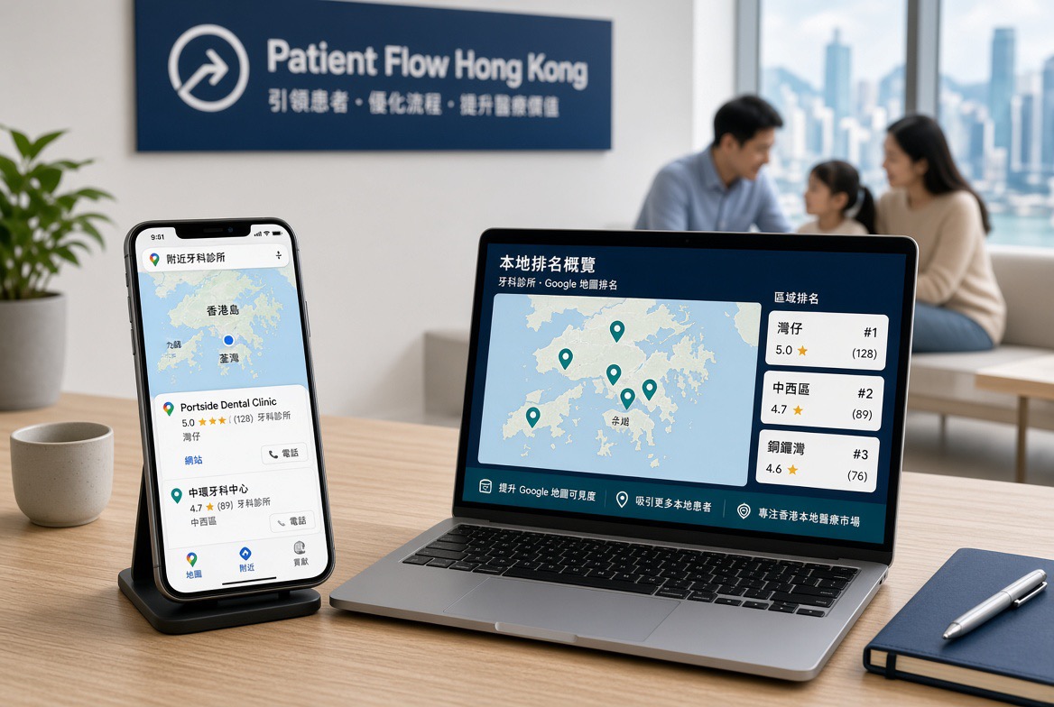 診所聲譽管理服務 - 管理 Google 評價建立專業形象 Patient Flow HK