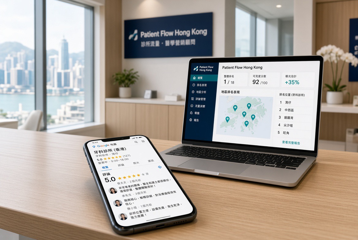 診所推廣 & 網上曝光服務 - 合法合規診所推廣策略 Patient Flow HK