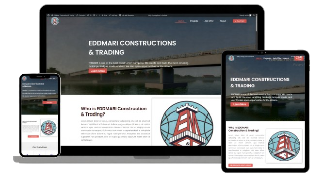 WordPress Website Design for a Construction Firm