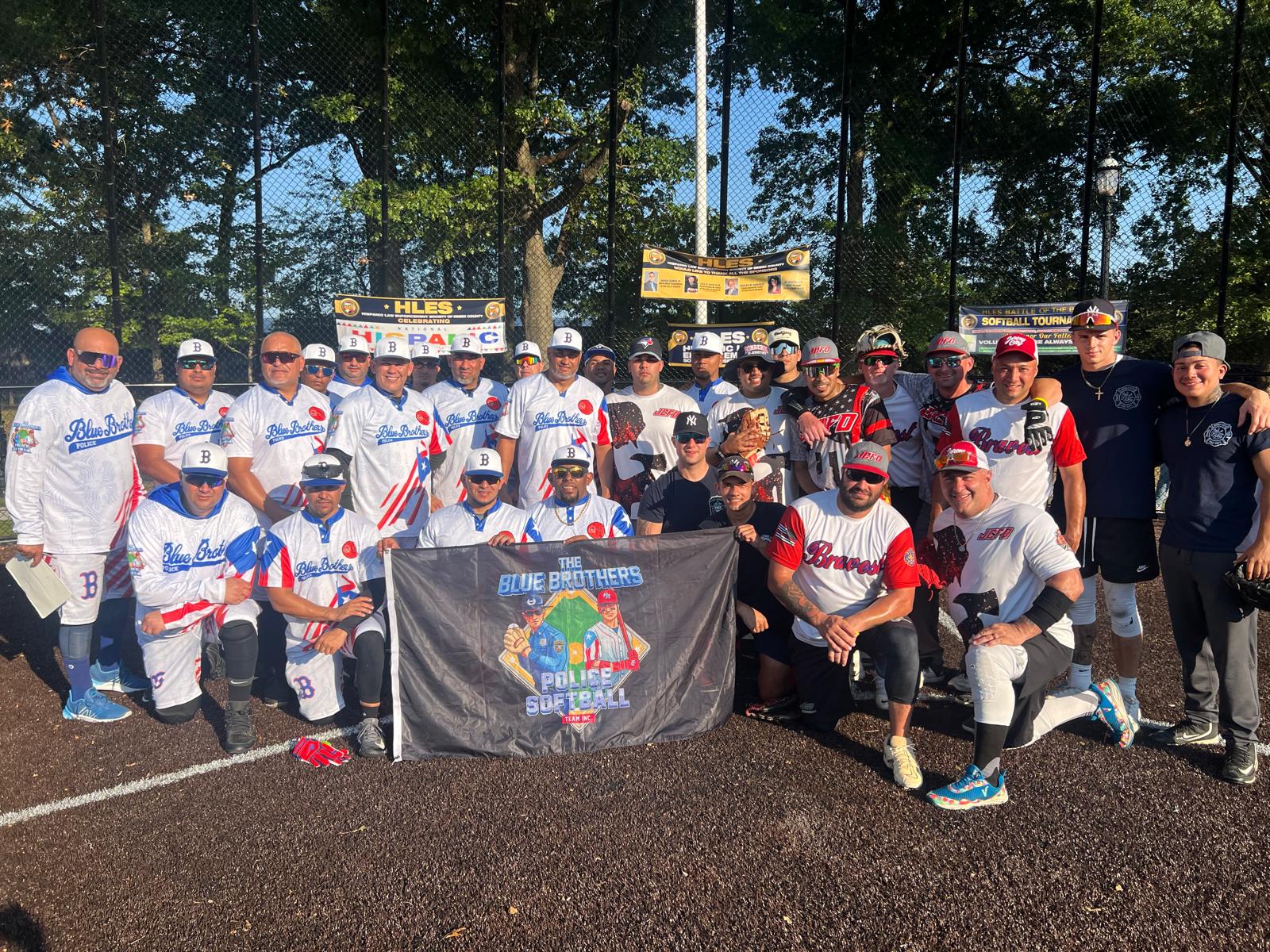 The Blue Brothers Police Softball Team