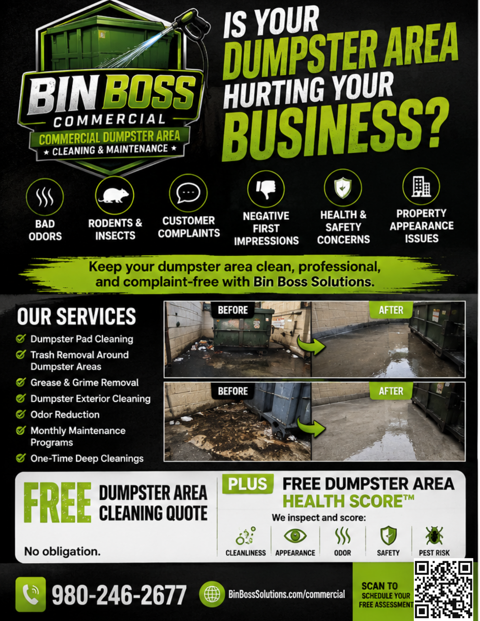 Bin Boss Commercial Flyer