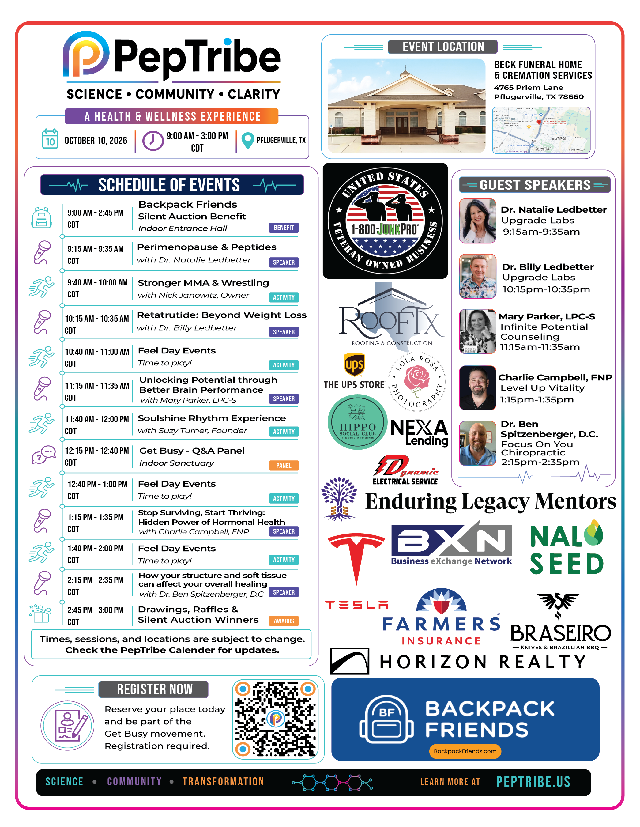 Get Busy Living flyer back