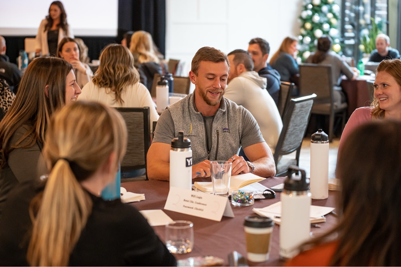 ChiroIntensive members connecting around the table