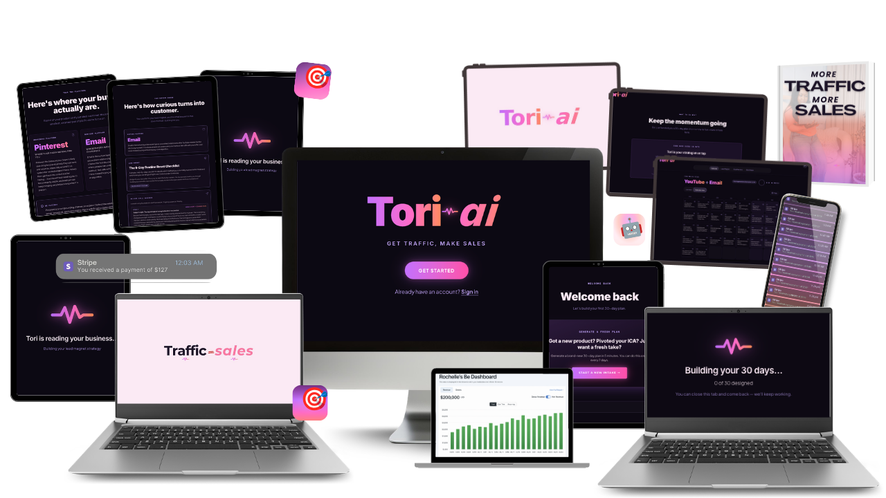 Your custom Tori.ai 30-day traffic plan