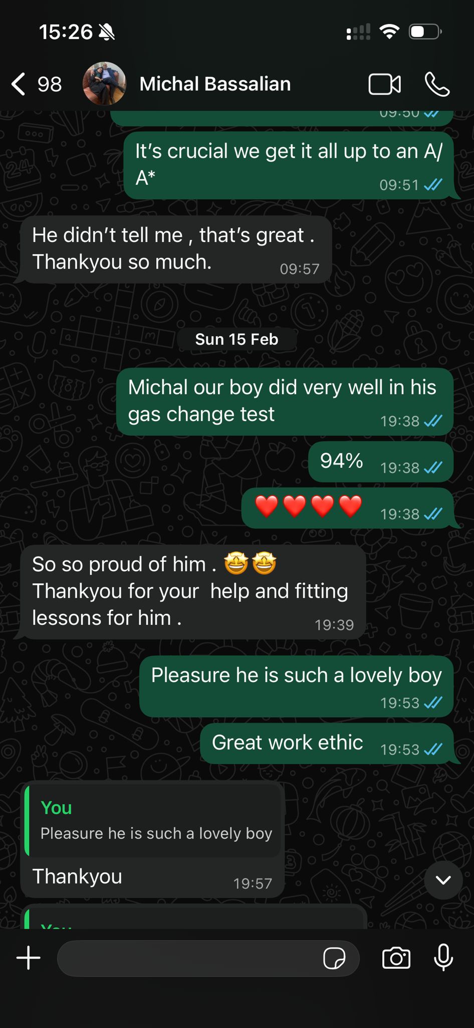 Student Testimonial