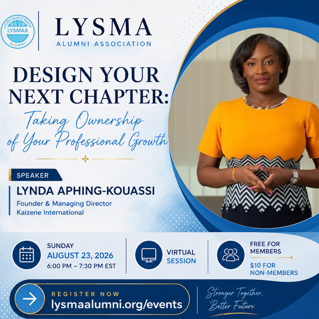 Design Your Next Chapter — LYSMAA August Webinar
