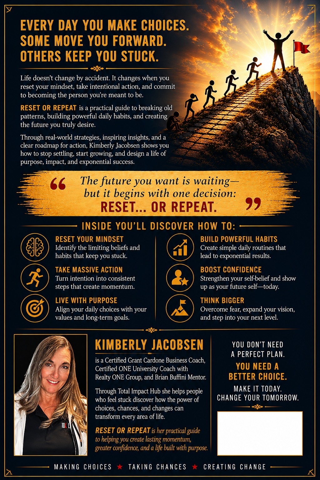 Back cover of RESET or Repeat
