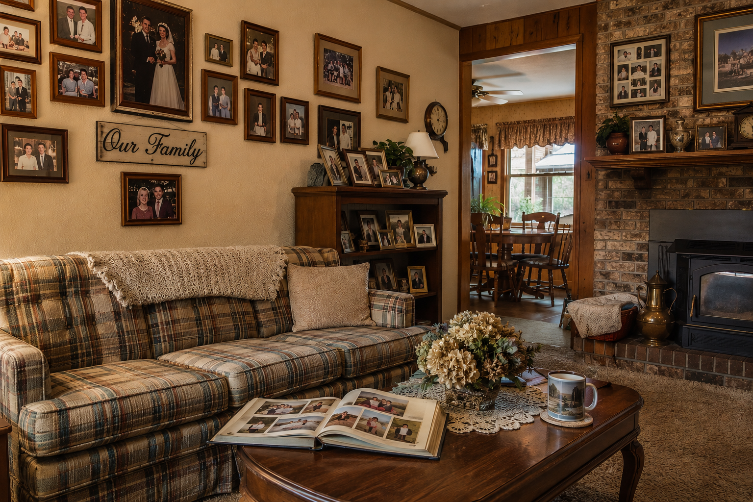 Longtime family home filled with memories and personal belongings in Central Texas.