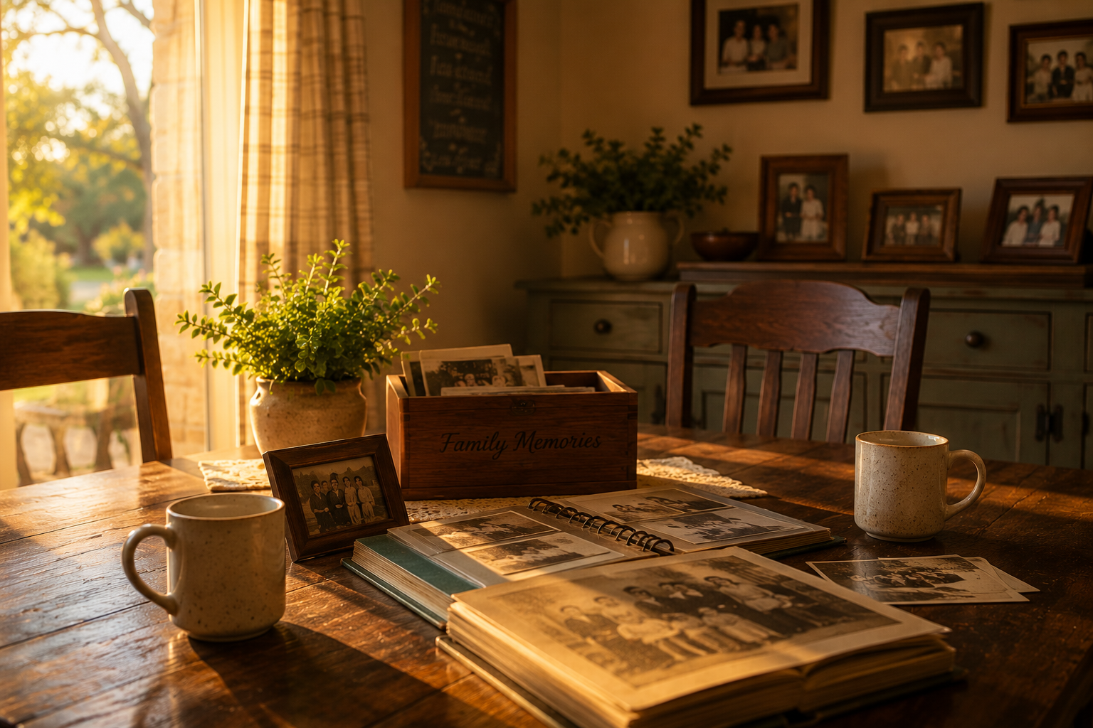 Emotional Family Conversation About Downsizing and Memories