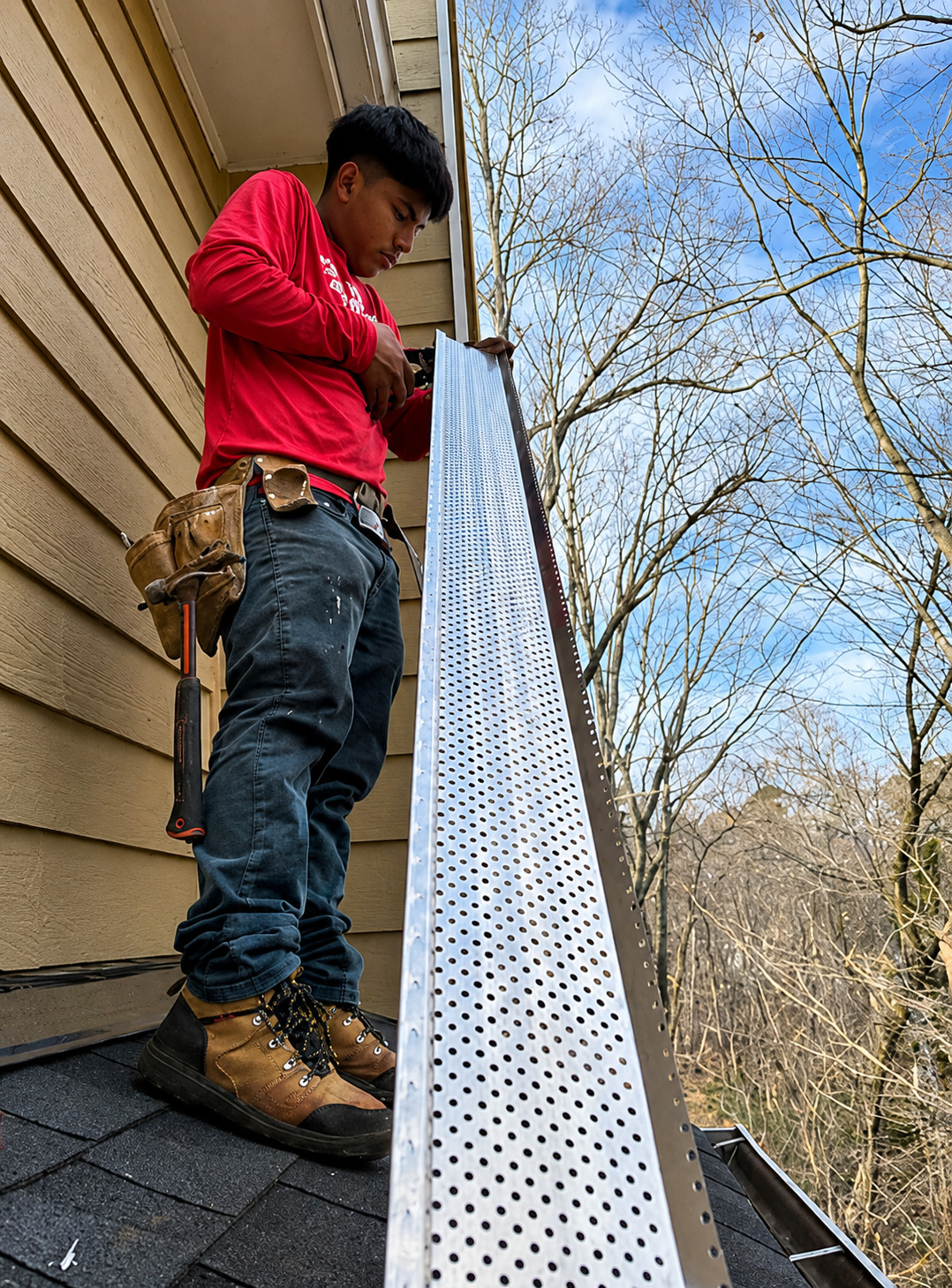 Gutter guards and Atlanta pine needles