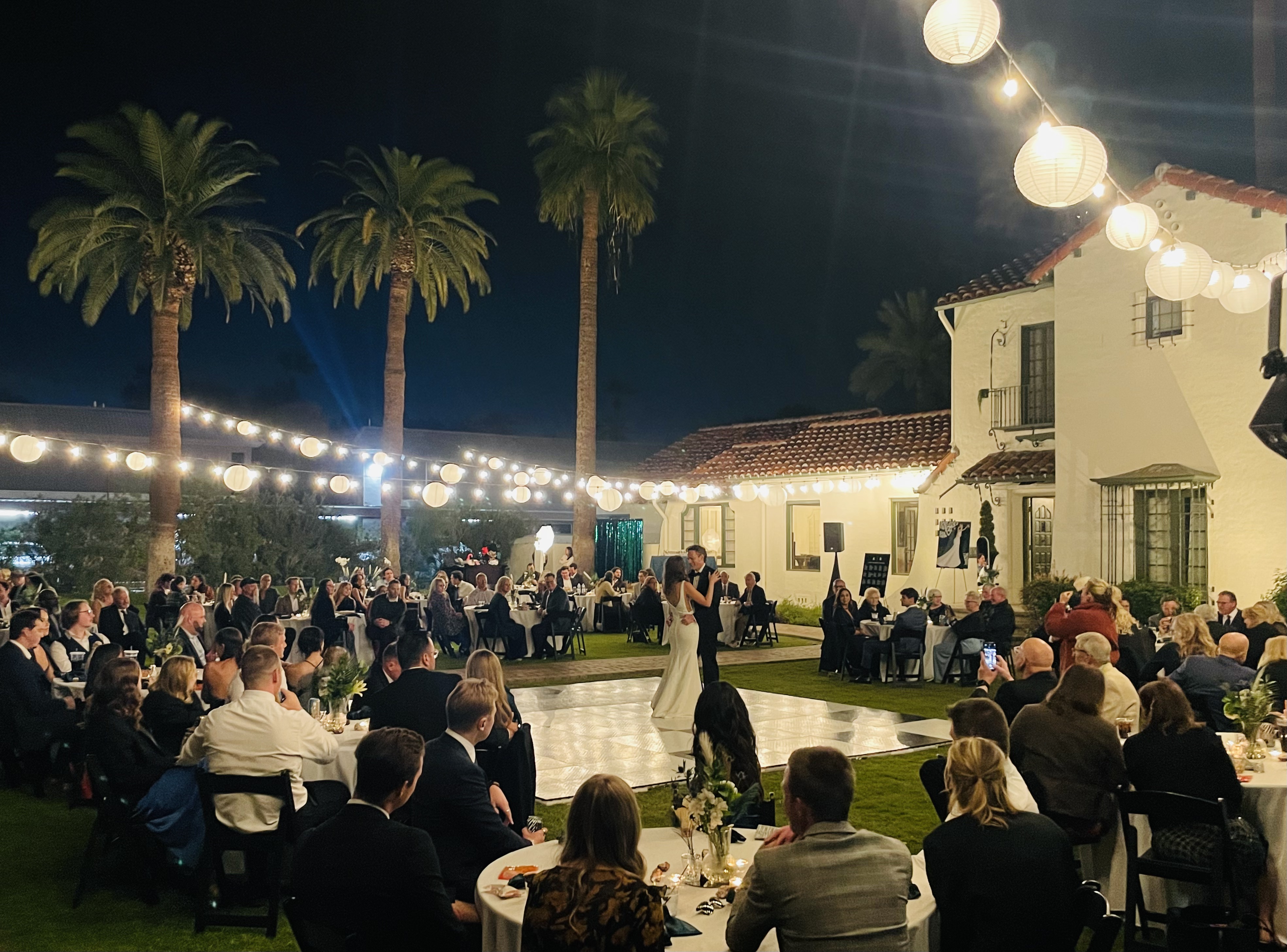 HD Music Group entertaining guests at an Arizona wedding