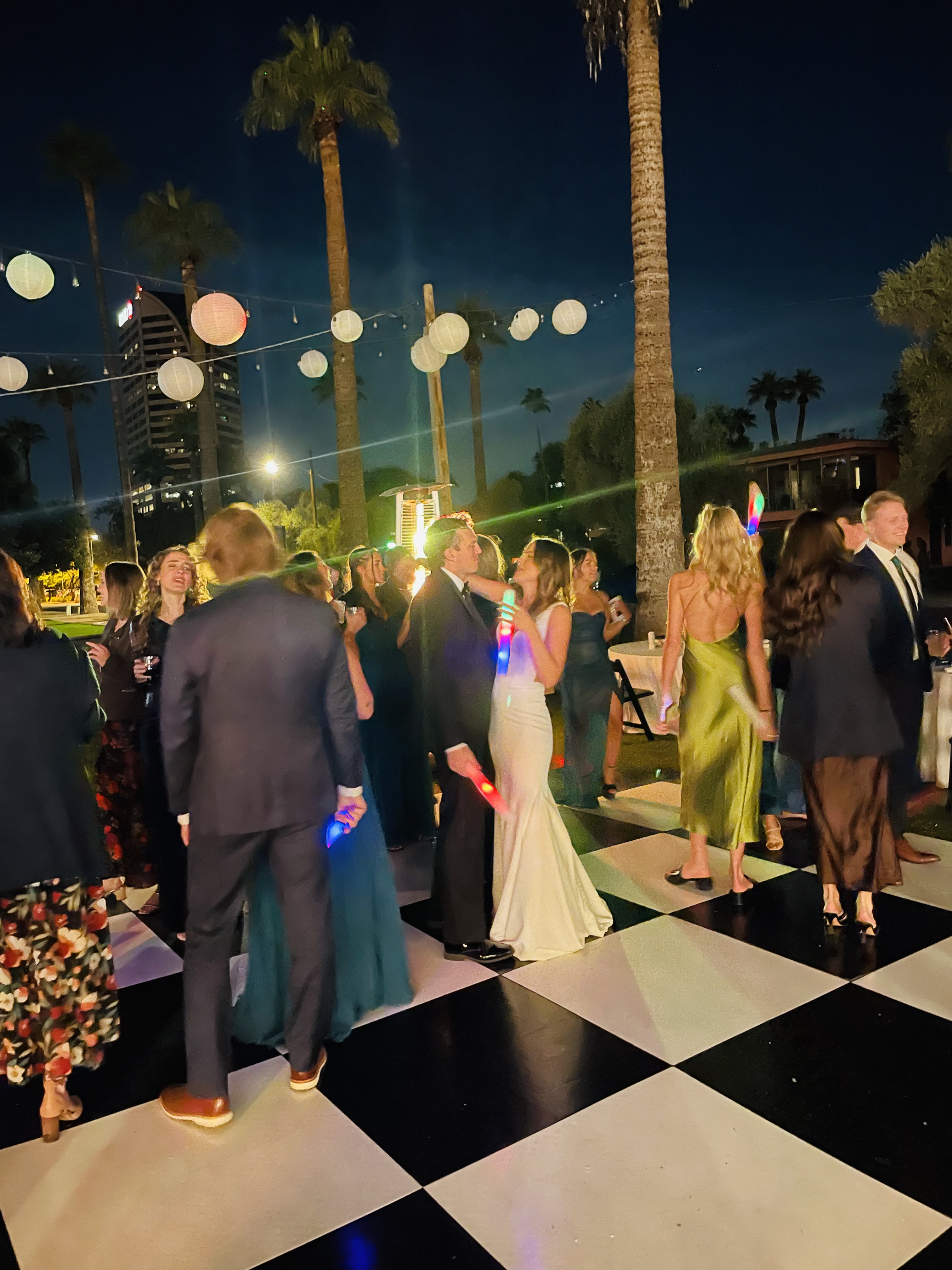Crowd dancing at an HD Music Group Arizona event