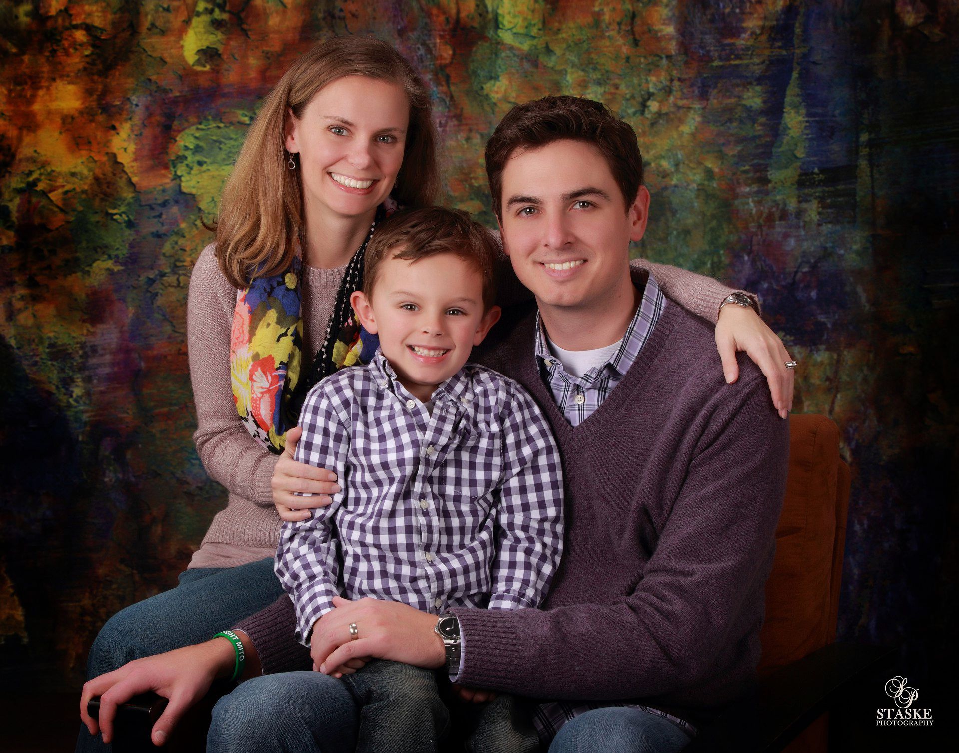 Special occasion multi-generational family portrait photography