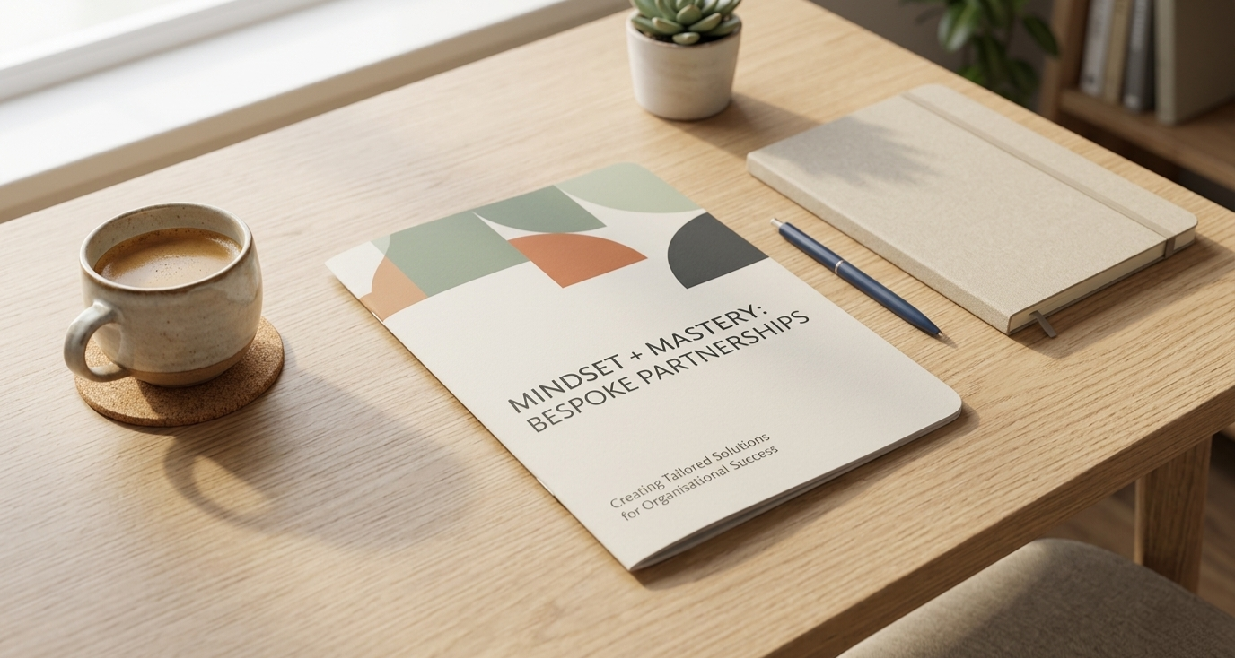 Bespoke Corporate Partnerships Brochure, Mindset + Mastery