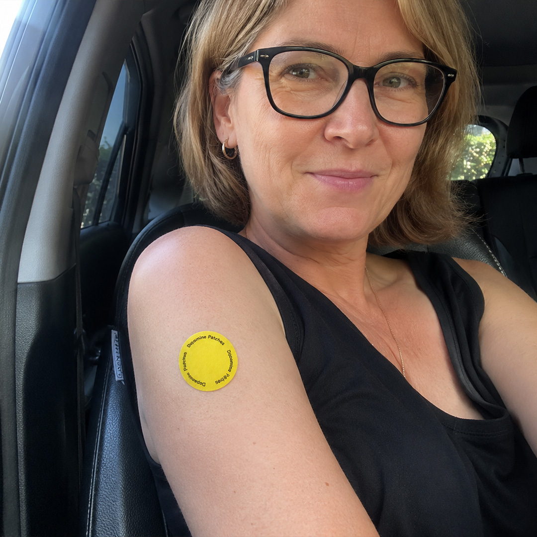 Olivia P. using LifeGauge Dopamine Patches
