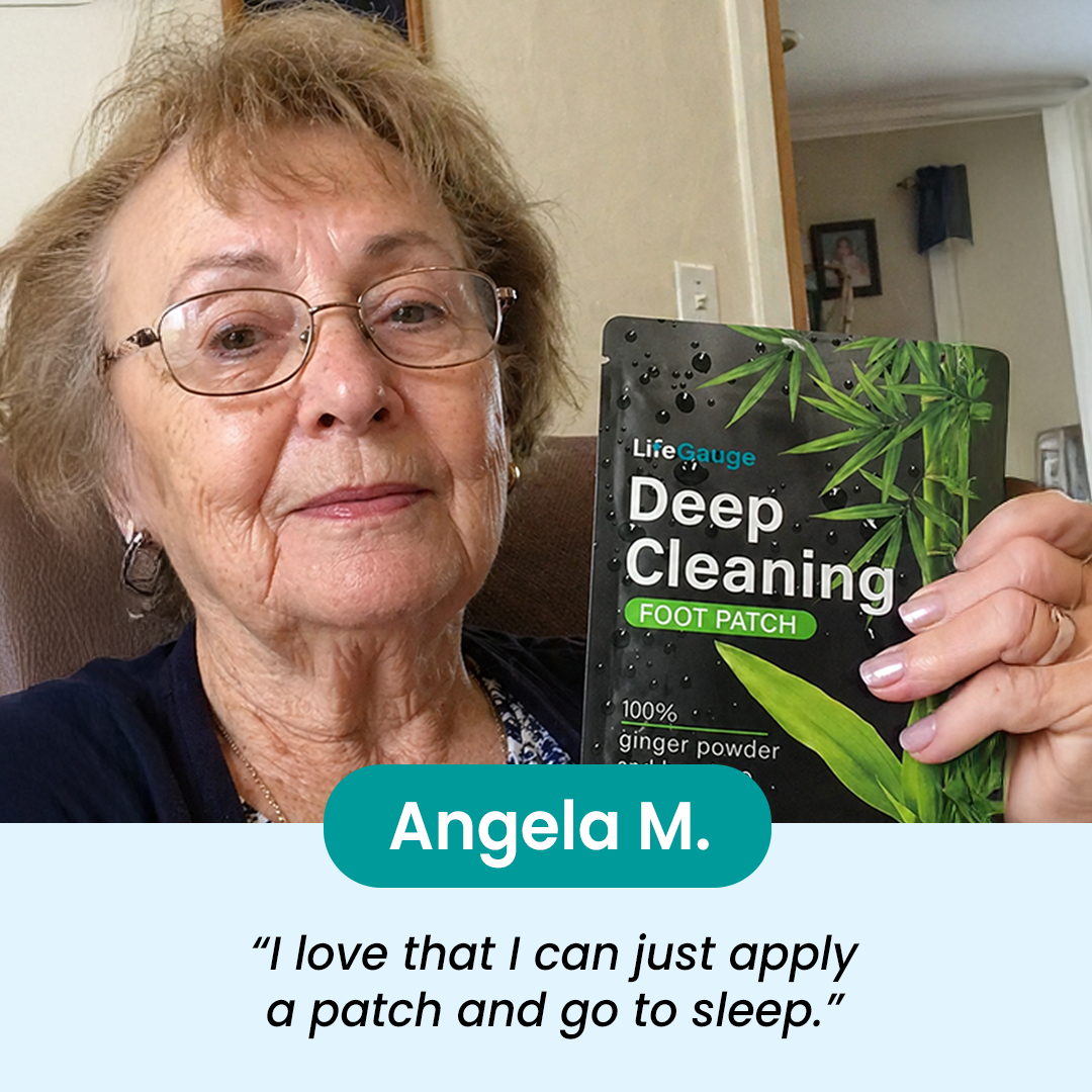 LifeGauge Detox Foot Patch customer photo