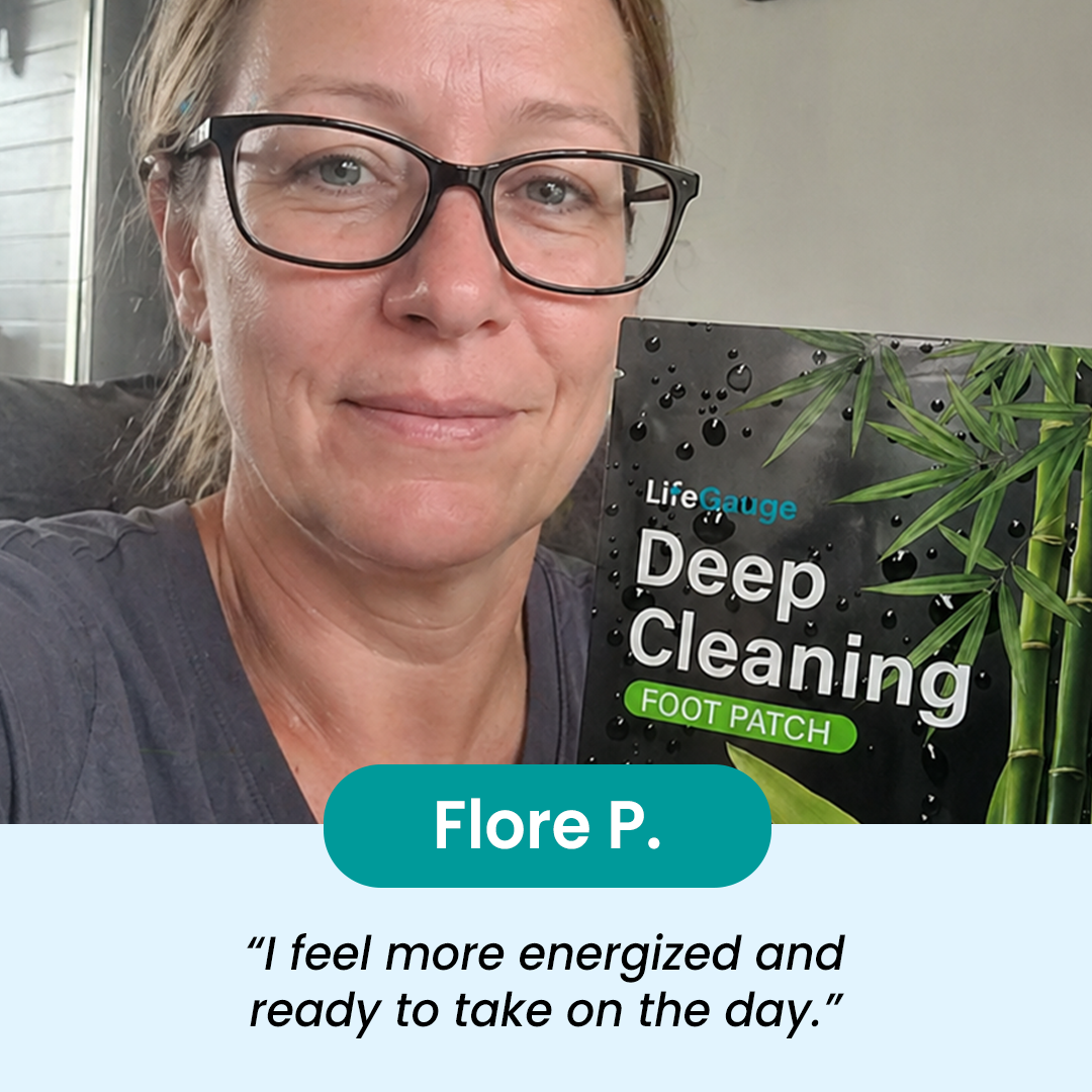 LifeGauge Detox Foot Patch customer photo