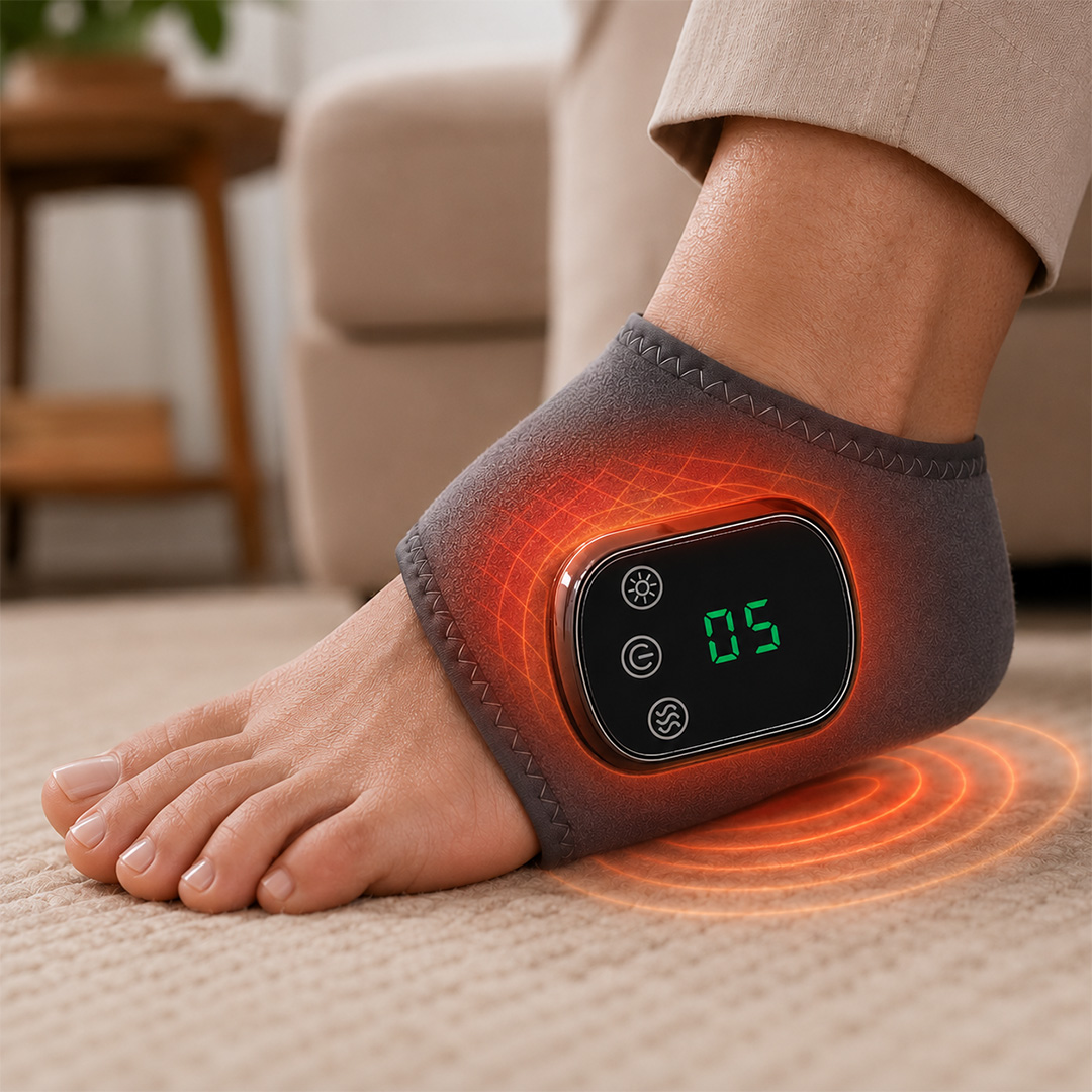 Heat therapy on the LifeGauge NeuroFoot Massager