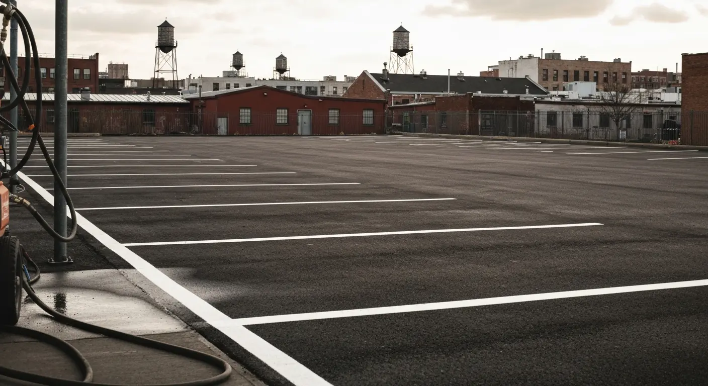 Parking lot cleaning
