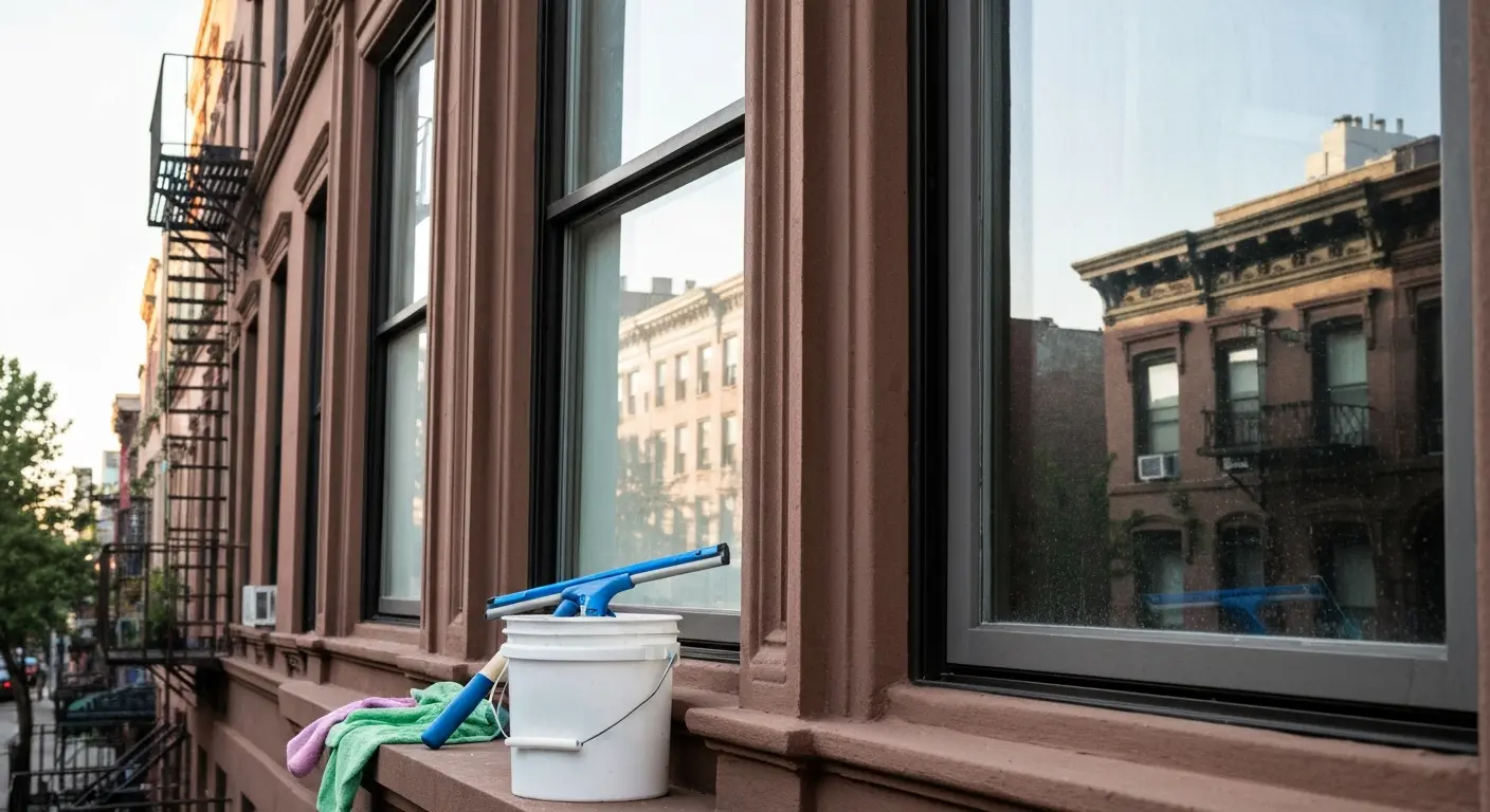 Residential window cleaning in New York