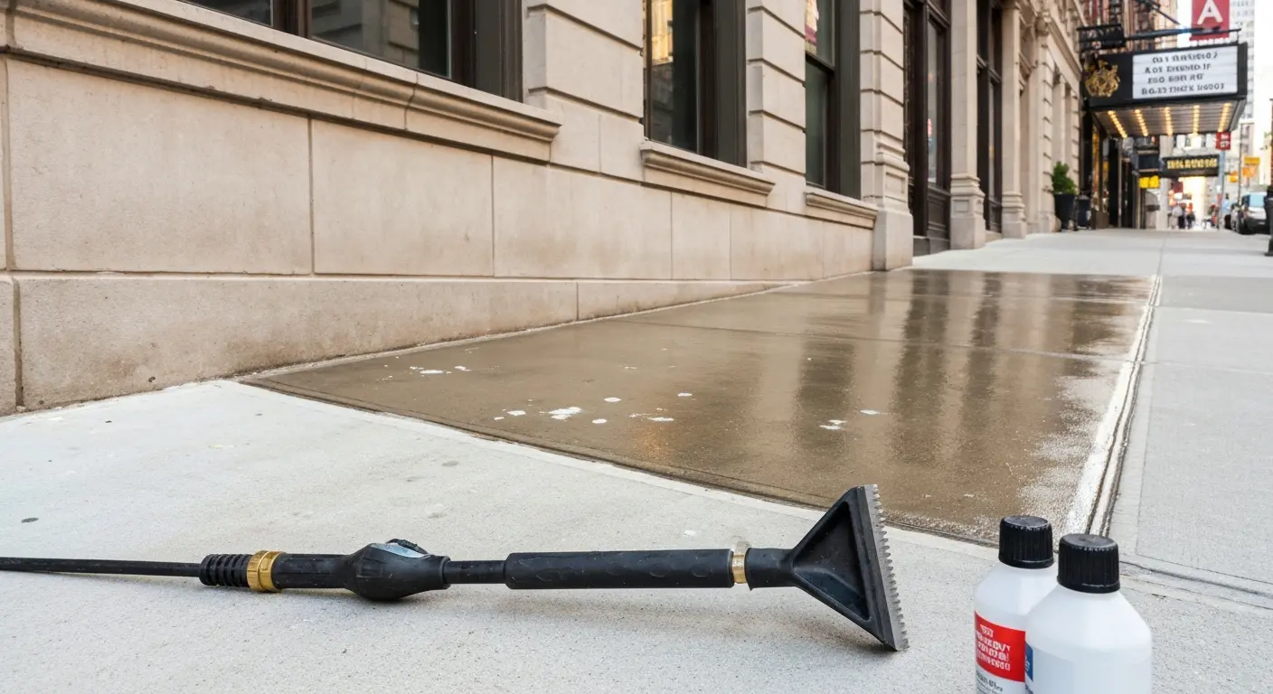 Gum removal and commercial cleaning service