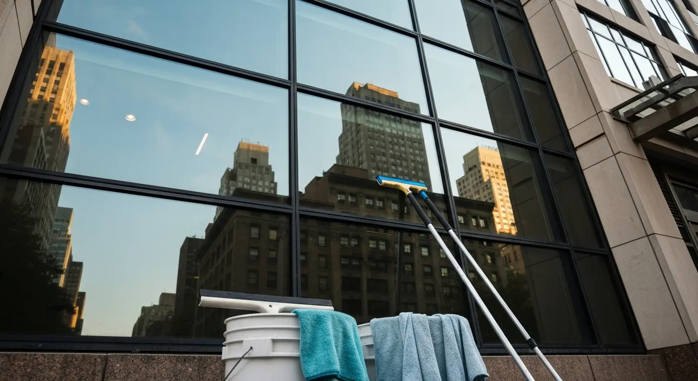 Professional window cleaning services