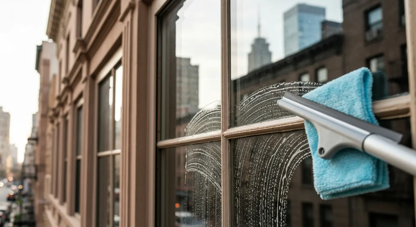 Residential window cleaning service